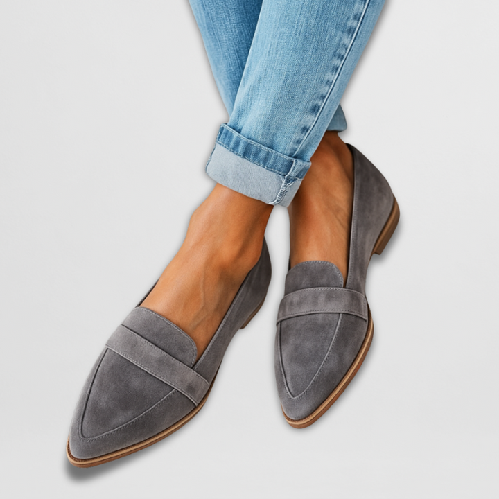 Nadia | Classic Pointed Slip-On Loafers