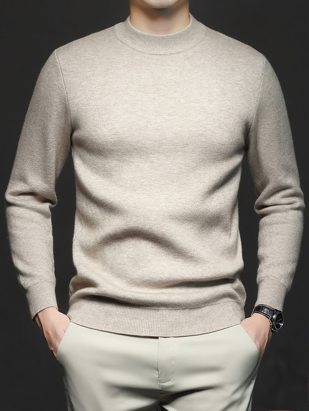 Reuben | Refined Mock-Neck Sweater