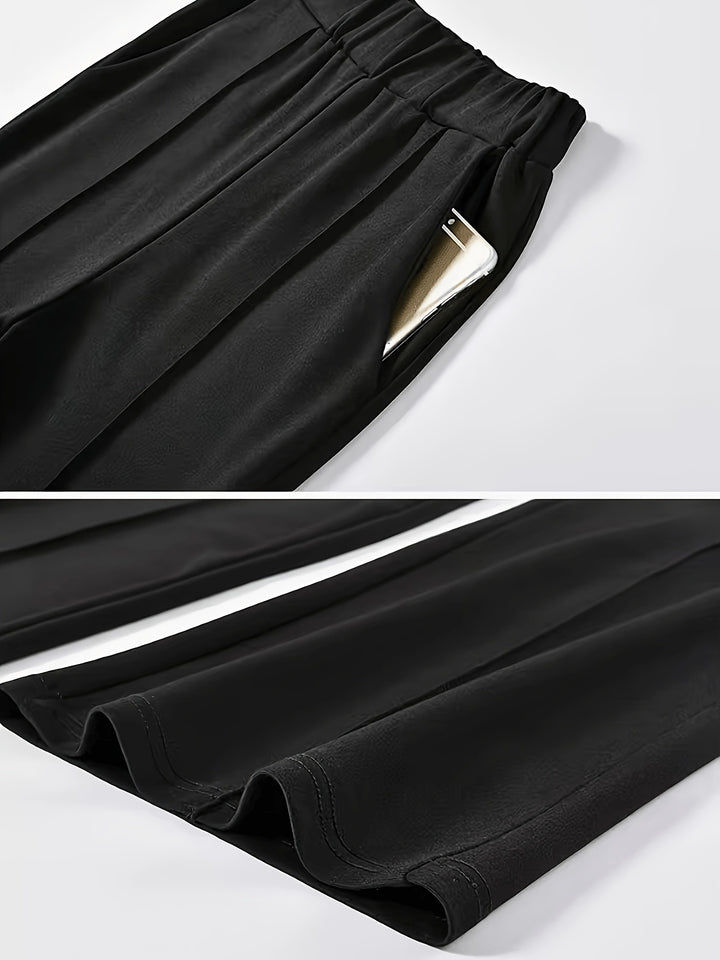 Marlene | High-Waisted Straight-Leg Trousers