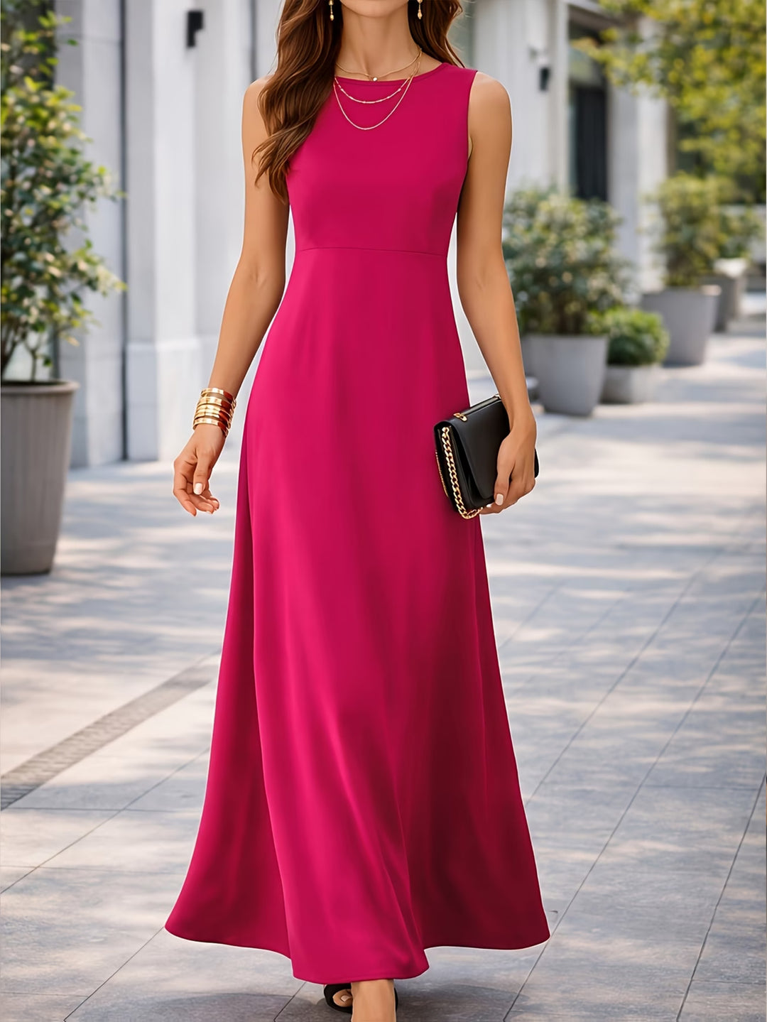Ciara | Casual Sleeveless Maxi Tank Dress