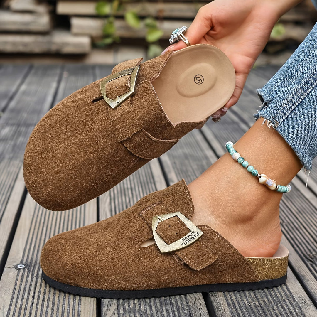 Sophia | Buckled Comfort Clogs