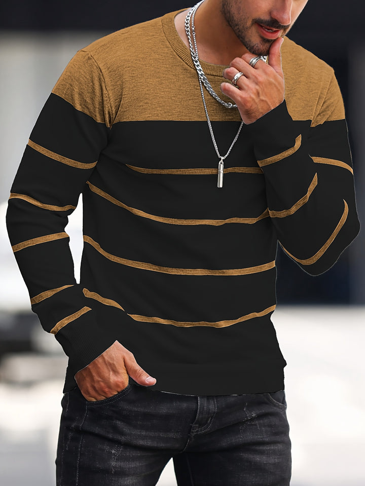Rory | Colour-Block Striped Pullover