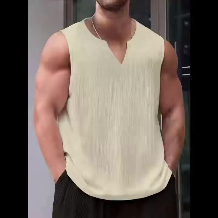 Damon | Relaxed V-Neck Tank Top