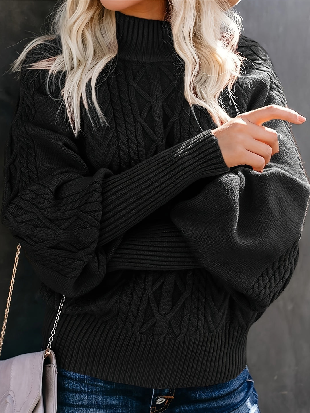 Penelope | Textured Cable-Knit Sweater