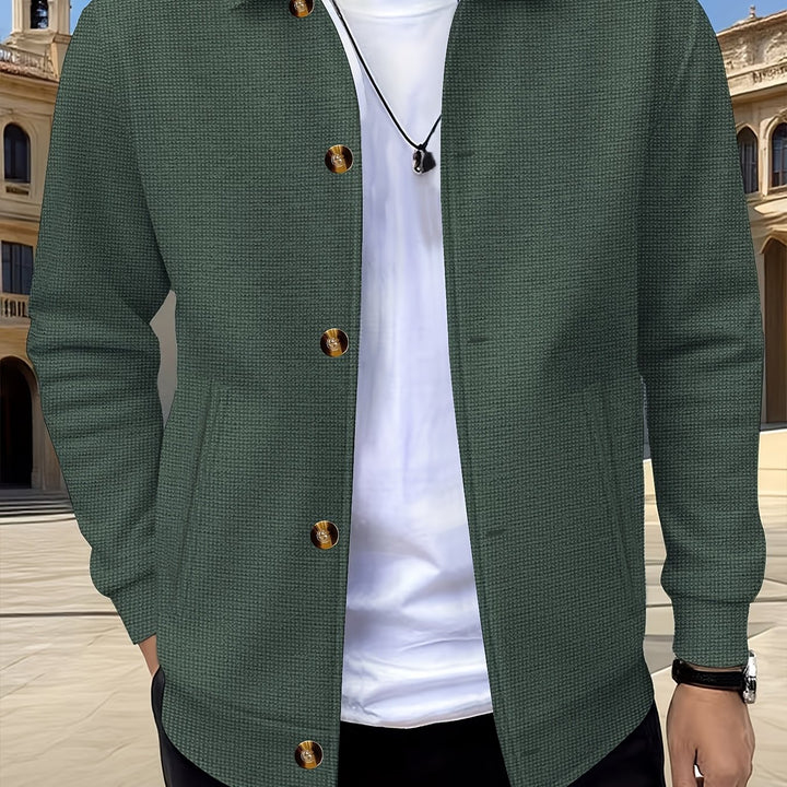 Clifford | Textured Button-Up Overshirt