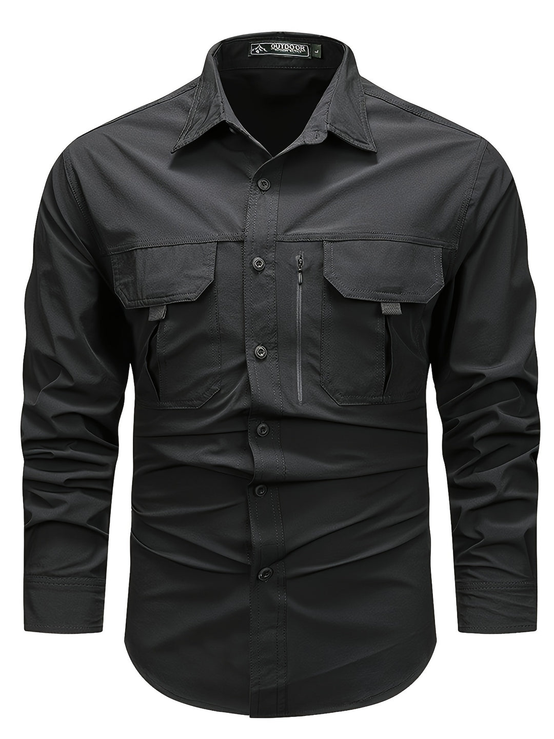 Hollis | Utility Long-Sleeve Cargo Shirt