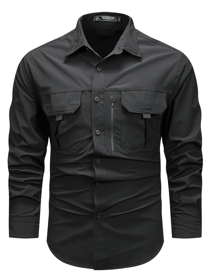 Hollis | Utility Long-Sleeve Cargo Shirt