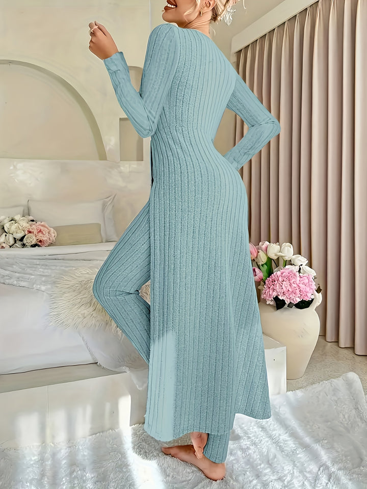 Gemma | Ribbed Lounge Two-Piece Set