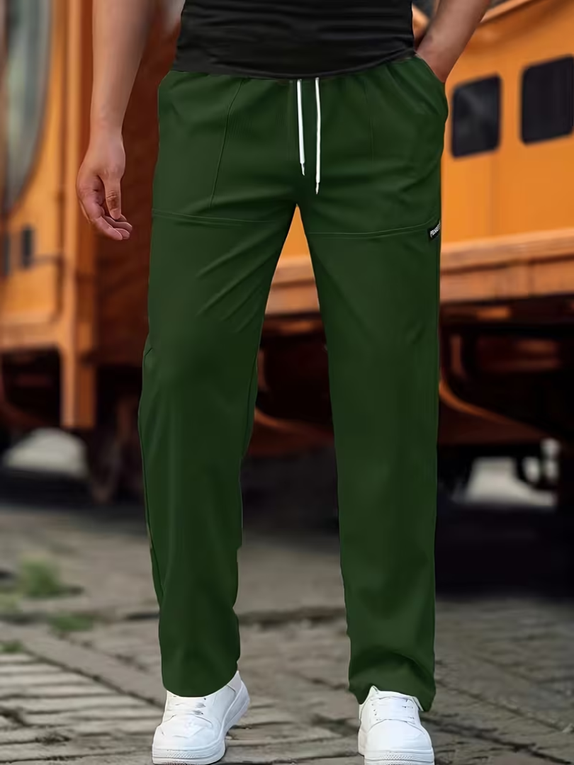 Orlando | Casual Lightweight Straight-Leg Pants