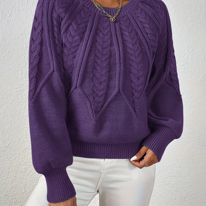 Astrid | Cable-Knit Round-Neck Sweater