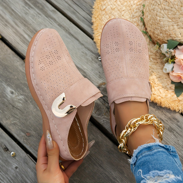 Loretta | Cushioned Wedge Clogs