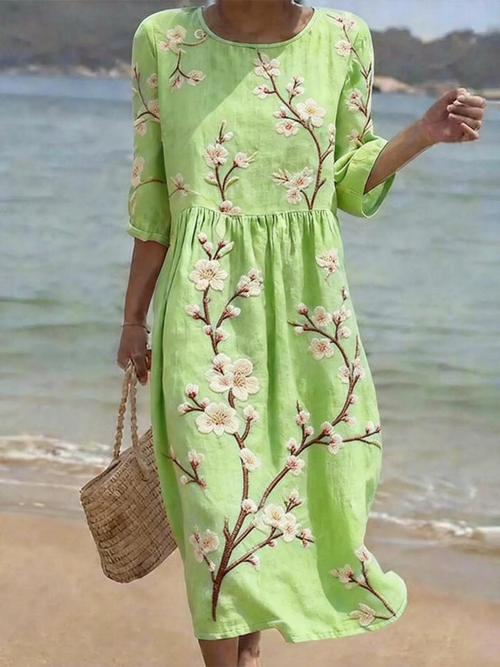 Caroline | Classic Midi Wrap Dress