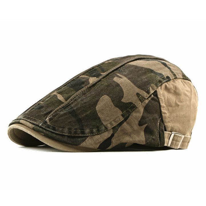 Vaughn | Vintage Camouflage Flat Cap