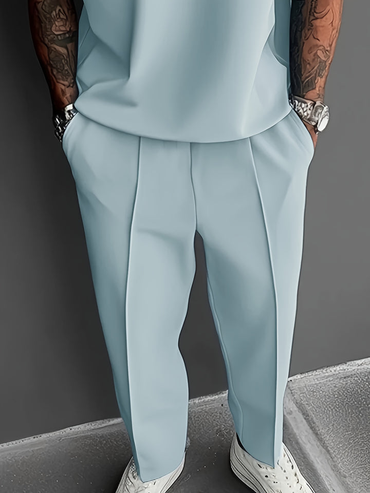 Rhett | Refined Short-Sleeve Two-Piece Set