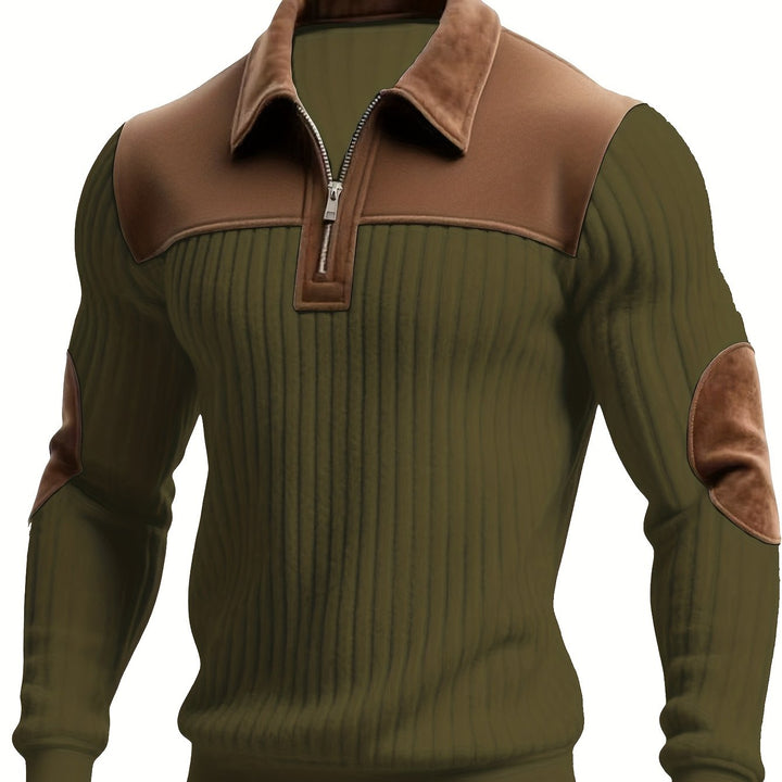 Barrett | Refined Zip-Neck Pullover
