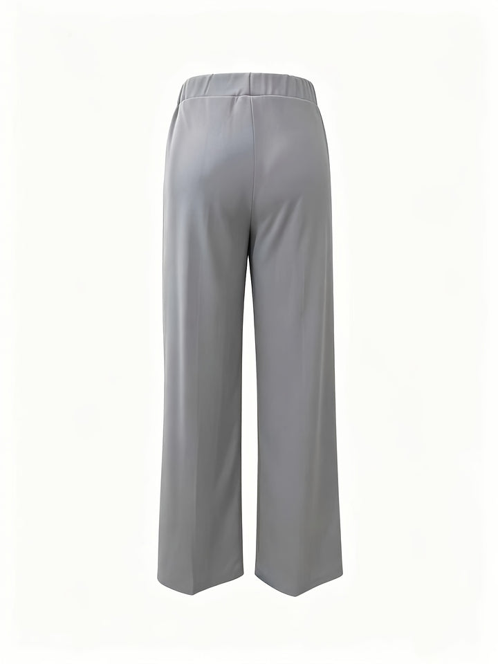 Marlene | High-Waisted Straight-Leg Trousers