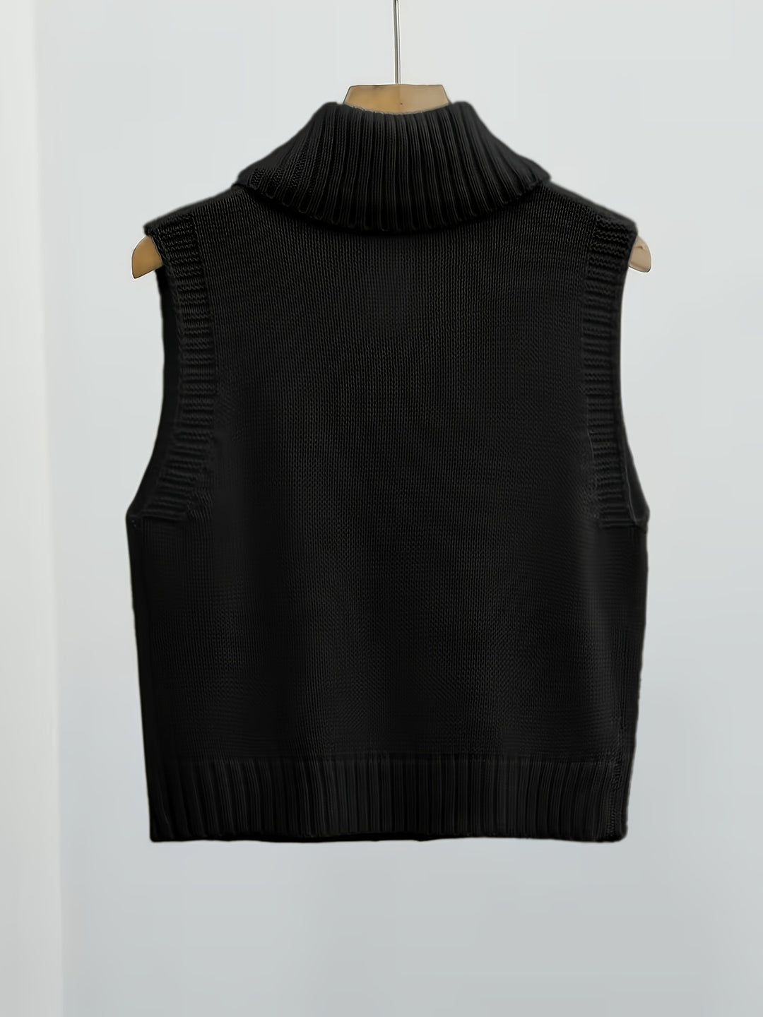 Marguerite | Structured High-Collar Zip Waistcoat