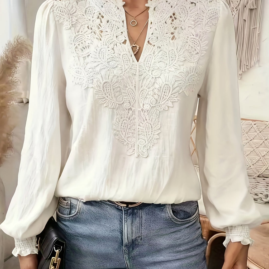 Harriet | Refined Lace-Detail Blouse