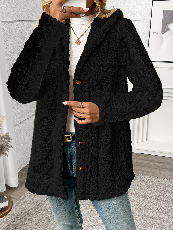 Sloane | Textured Hooded Jacket