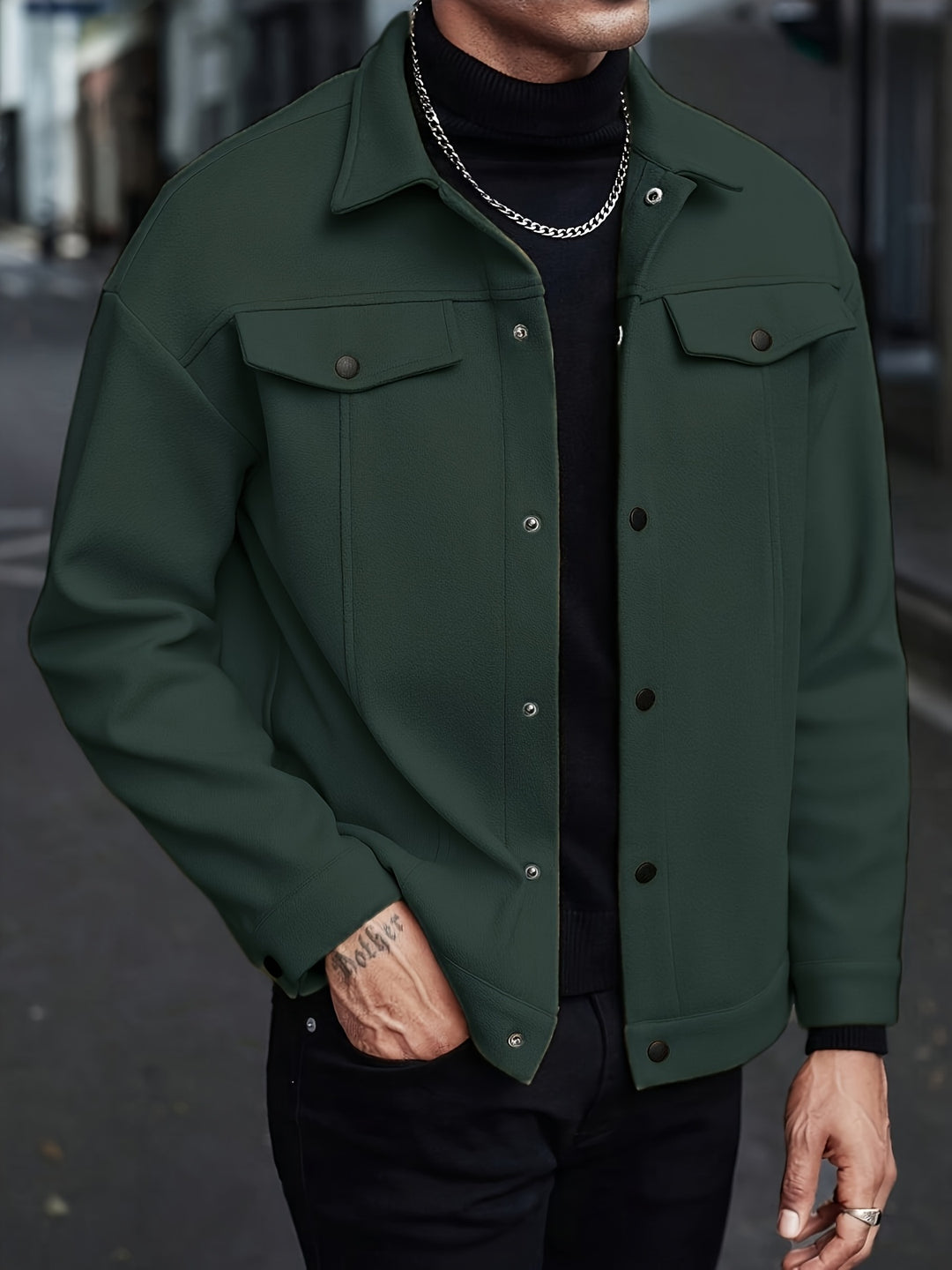 Roderick | Modern Snap-Button Jacket