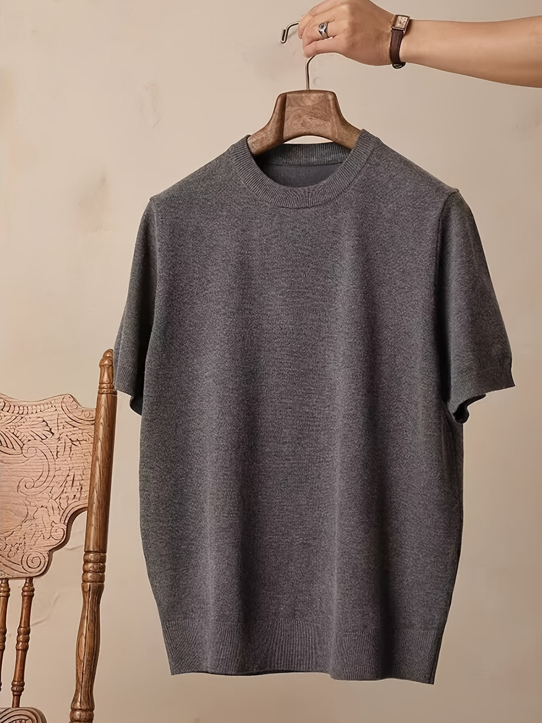 Rowland | Refined Short-Sleeve Knit Top