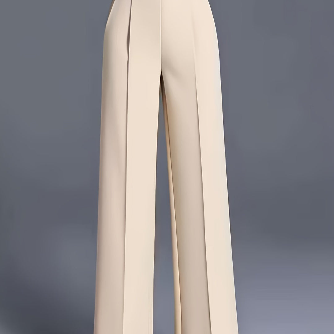 Marlene | High-Waisted Straight-Leg Trousers