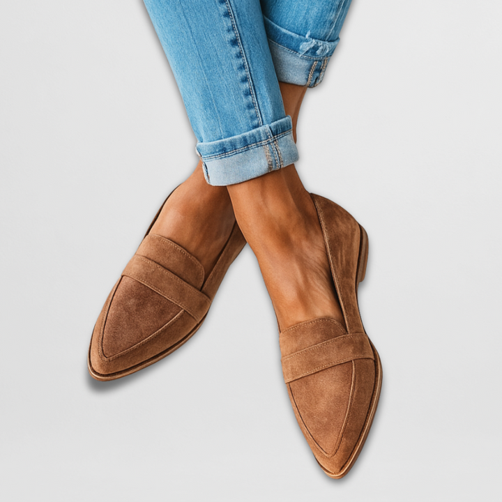 Nadia | Classic Pointed Slip-On Loafers