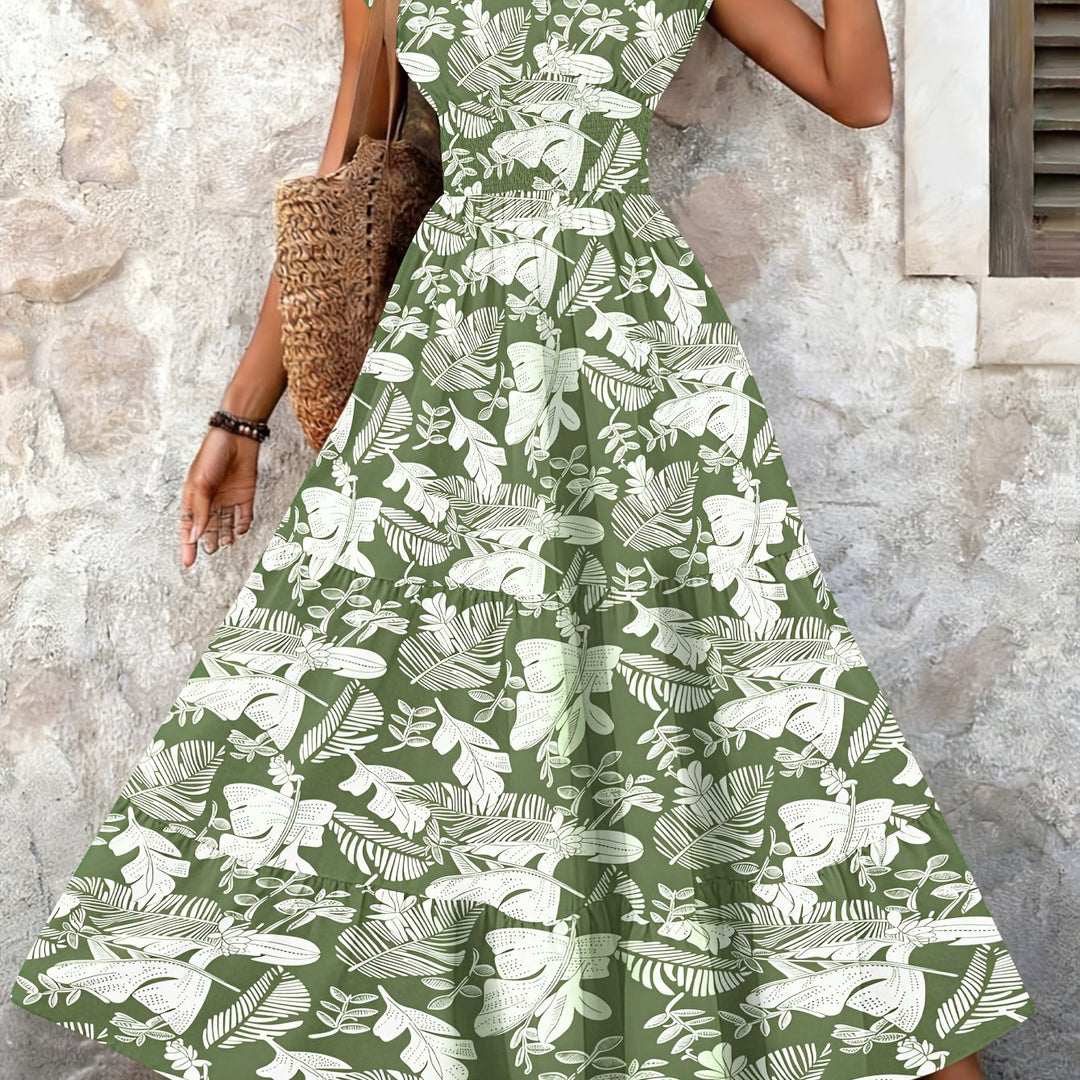 Mirabel | Bohemian Tiered Maxi Dress