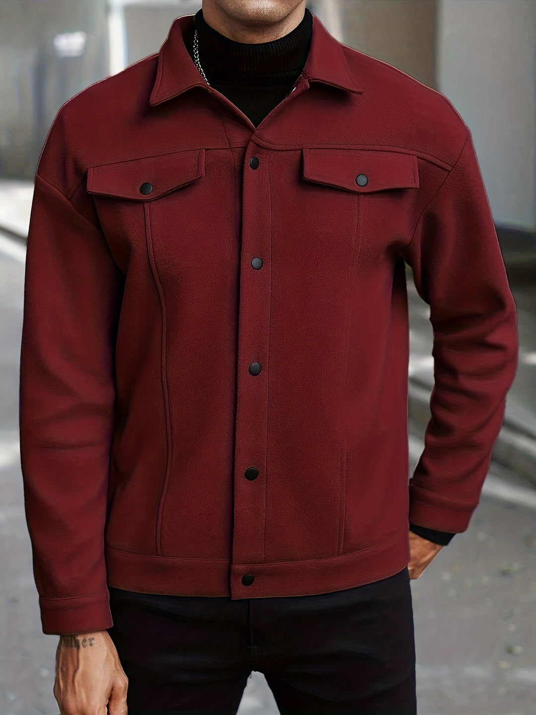 Roderick | Modern Snap-Button Jacket