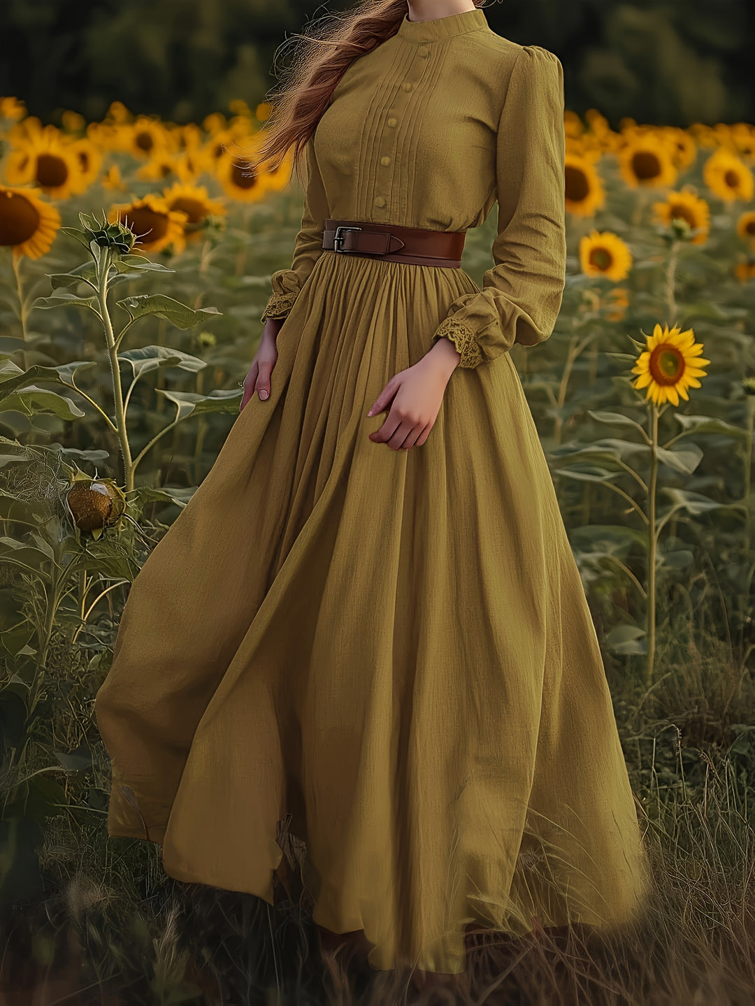 Susannah | Romantic High-Neck Maxi Dress