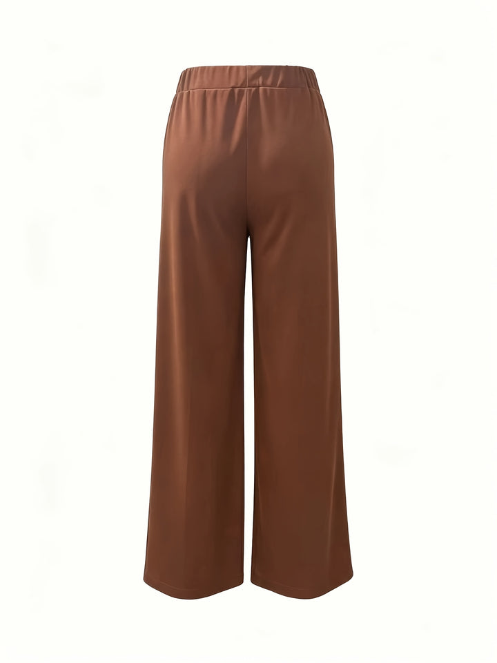 Marlene | High-Waisted Straight-Leg Trousers