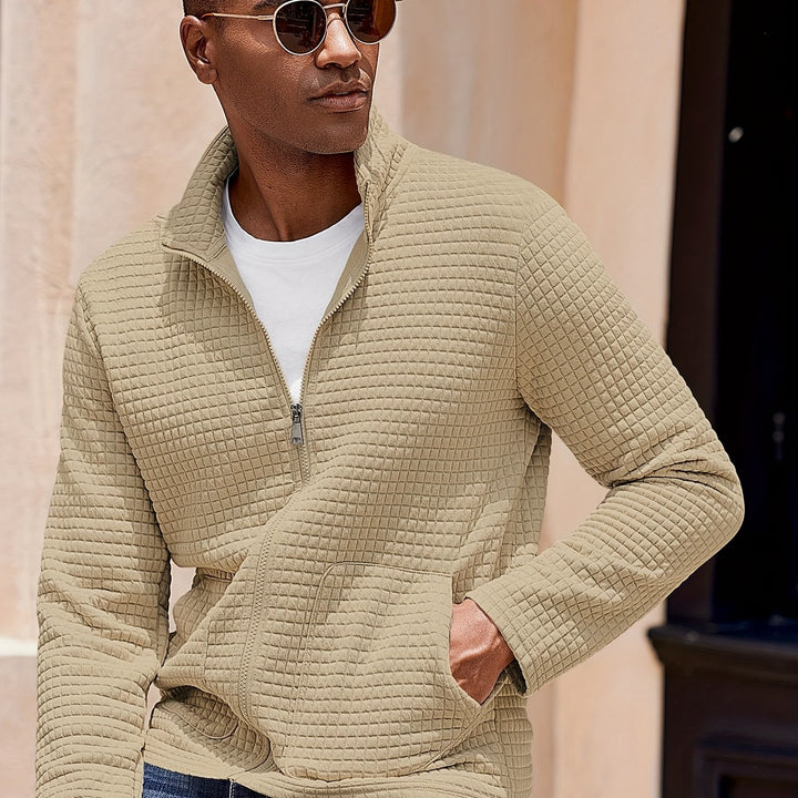 Tobias | Textured Zip-Up Jacket