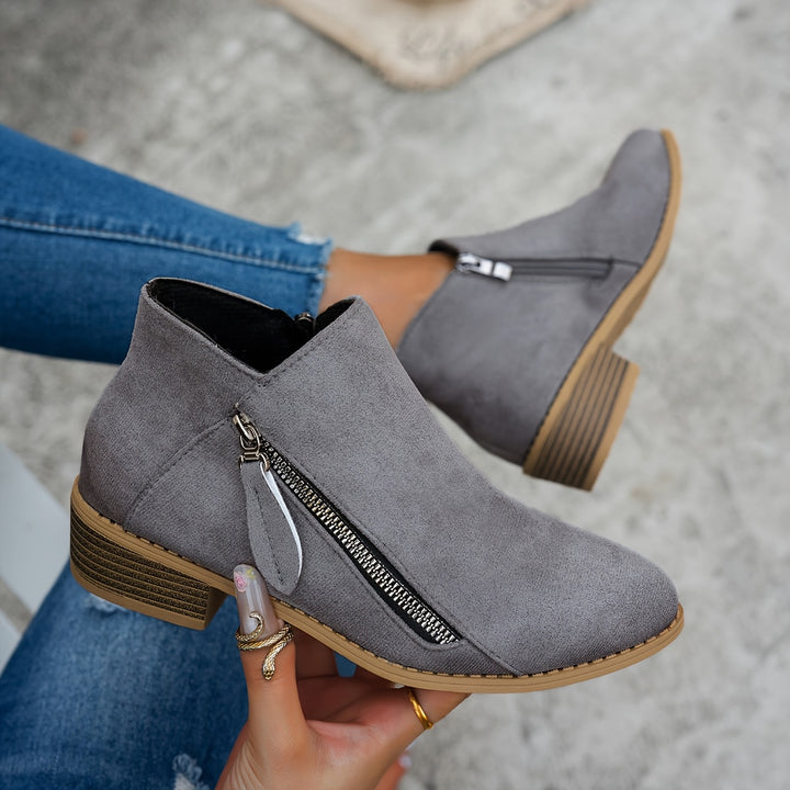 Winifred | Timeless Side-Zip Ankle Boots