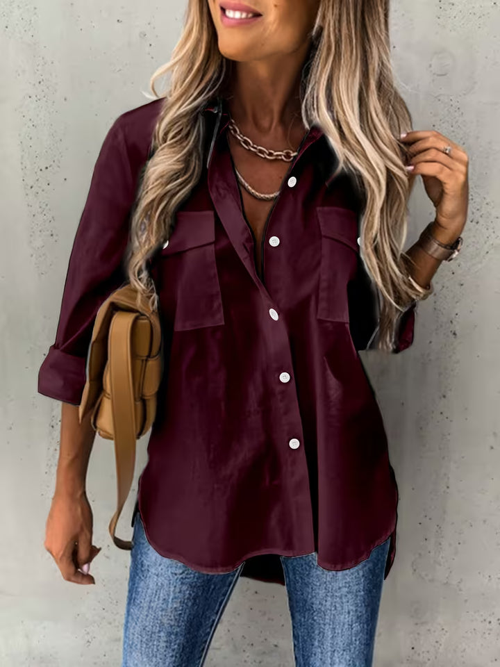 Harper | Classic Button-Up Long Sleeve Shirt