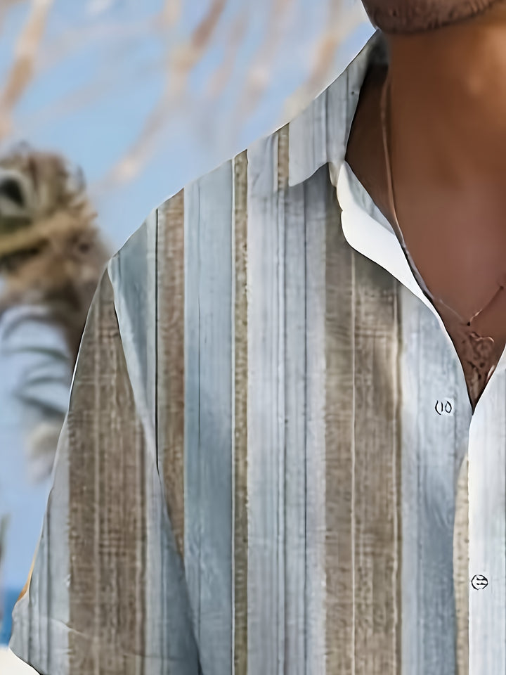 Sullivan | Coastal Striped Short Sleeve Shirt