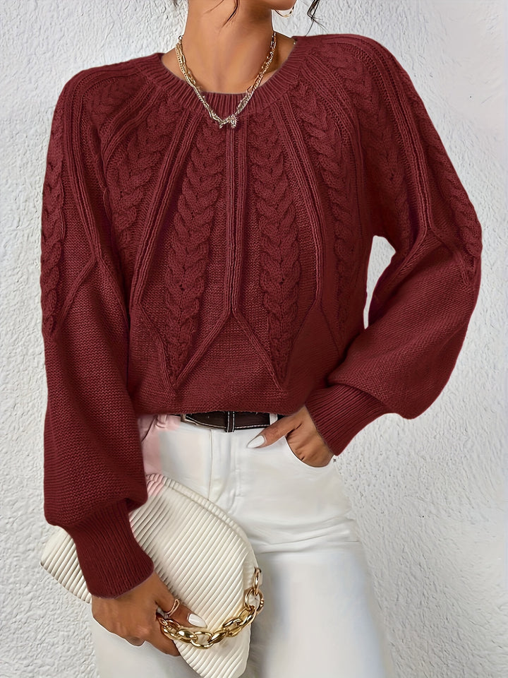 Ophelia | Relaxed Cable-Knit Sweater