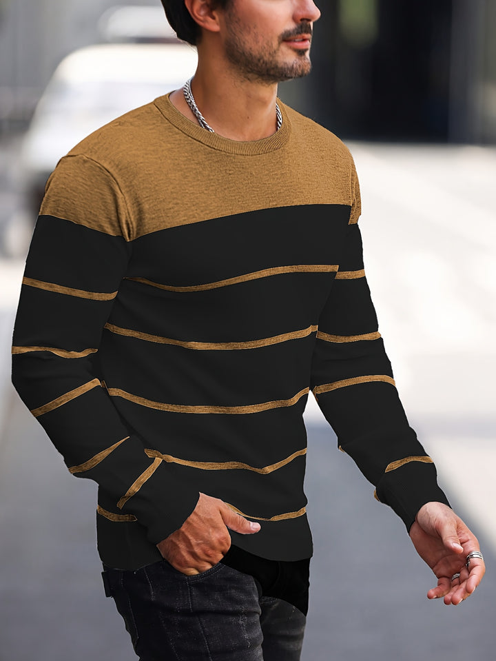Rory | Colour-Block Striped Pullover