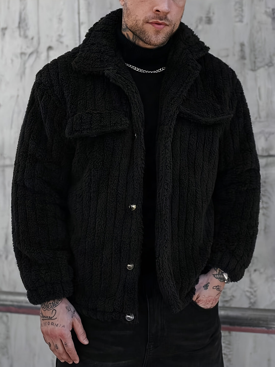 Warren | Cosy Textured Winter Jacket