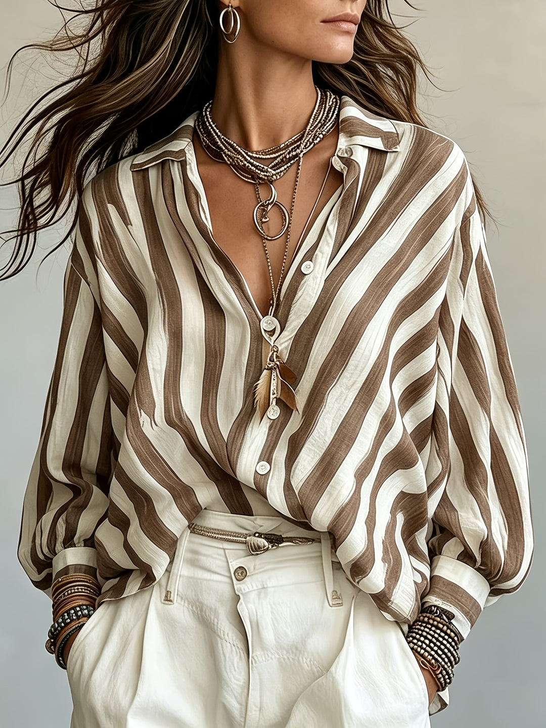 Tessa | Relaxed Striped Shirt