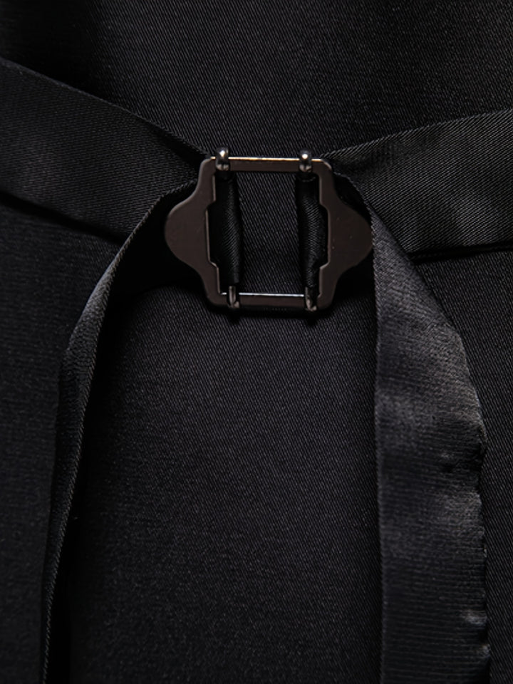 Silas | Herringbone Single-Breasted Waistcoat