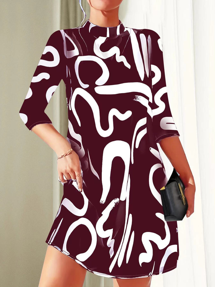 Romilly | Elegant Round Neck Dress