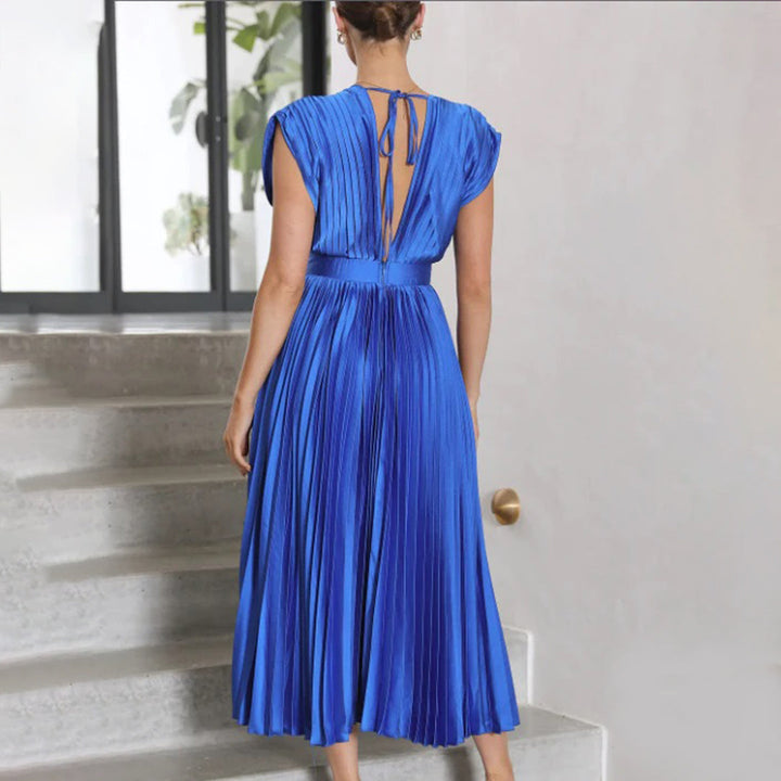 Kimberley | Stylish Sleeveless V-Neck Dress