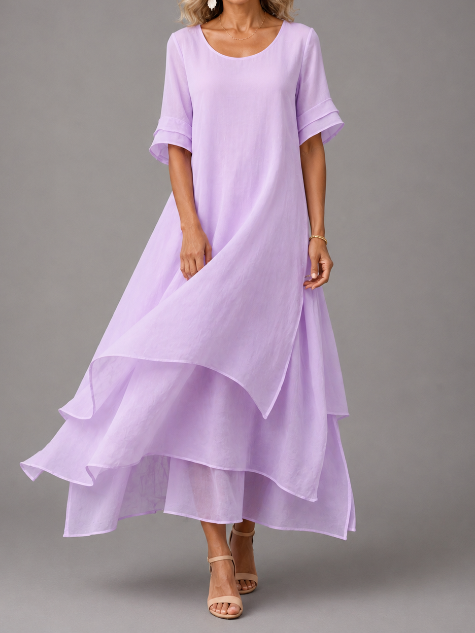 Elspeth | Flowing Layered Maxi Dress