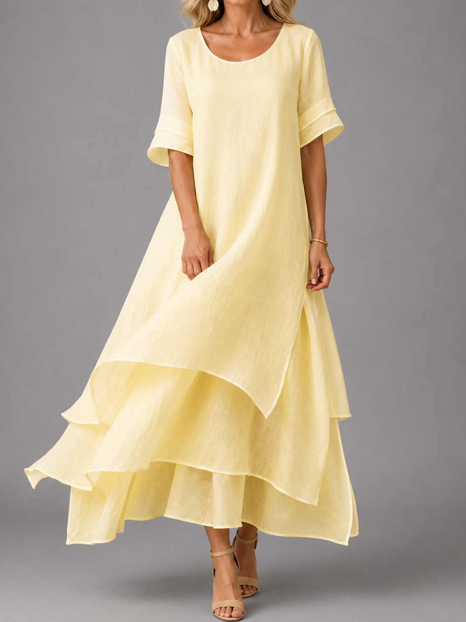Elspeth | Flowing Layered Maxi Dress