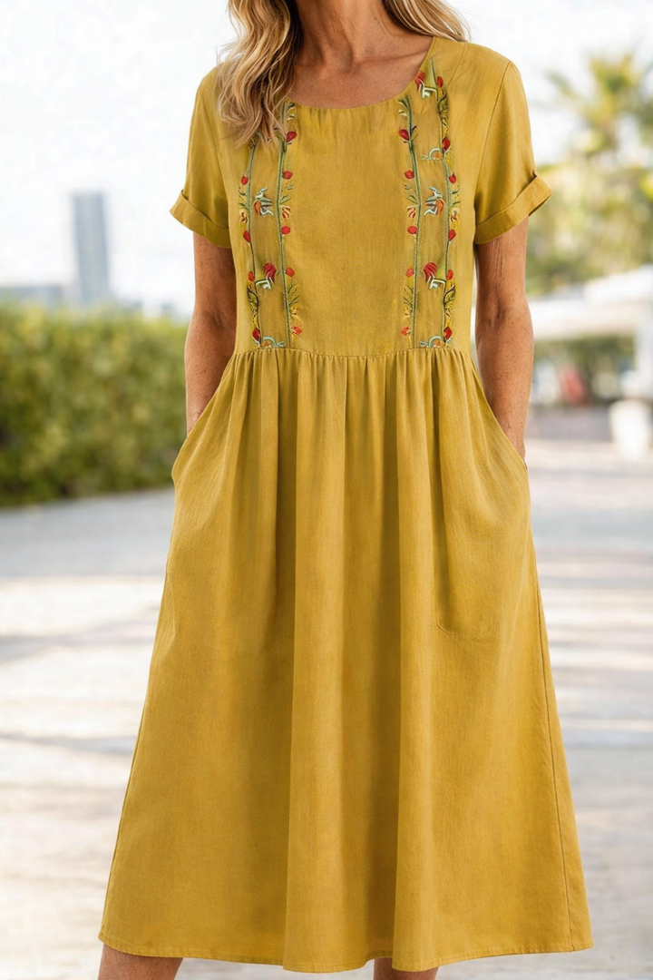 Trixie | Elegant Floral Summer Midi Dress