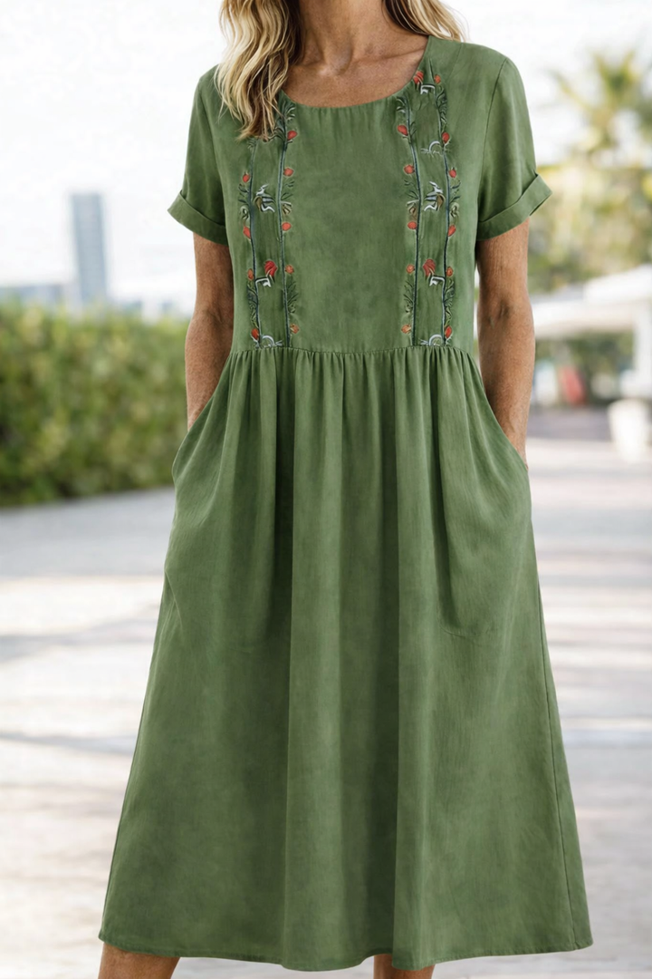 Trixie | Elegant Floral Summer Midi Dress