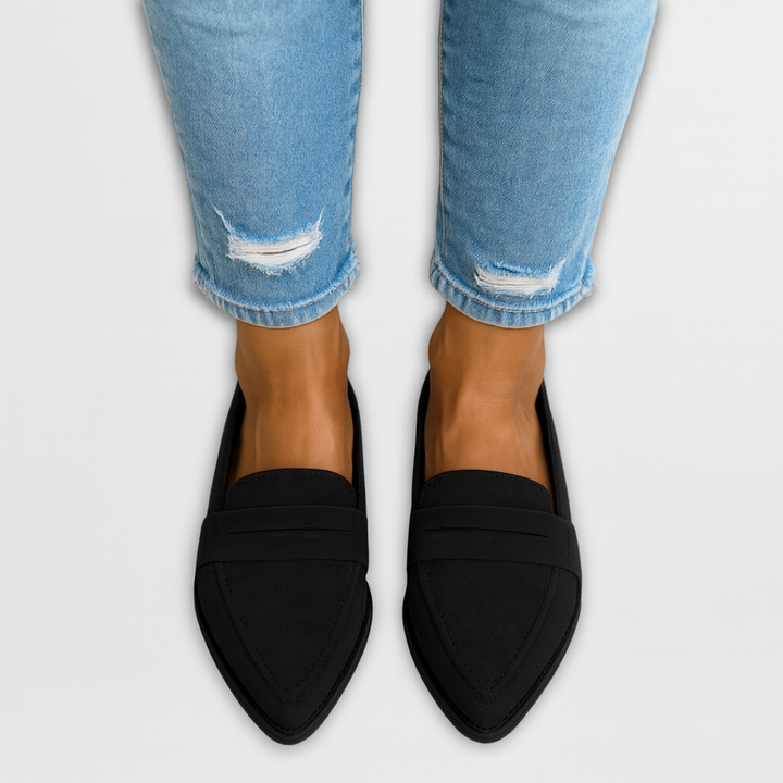 Nadia | Classic Pointed Slip-On Loafers
