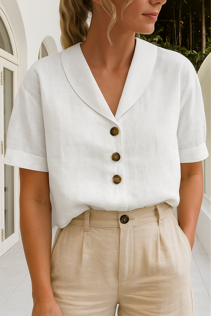 Rianne | Refined Button-Front Blouse