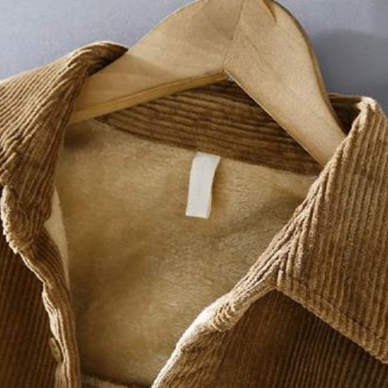 Rupert | Warm Ribbed Button-Up Jacket