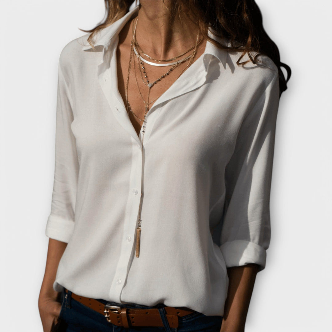 Clarisse | Elegant Button-Up Blouse